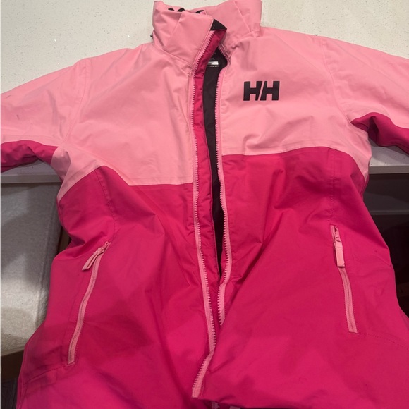 Helly Hansen Two Tone Pink Dragonfruit Ski Jacket - Picture 4 of 6